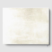 Burgundy Floral Rustic Wedding Gastenboek (Achterkant)