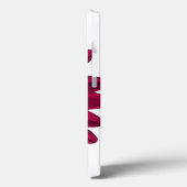 Burgundy Gerber Gerbera Daisy Personalized Case-Mate iPhone Case (Achterkant / Links)