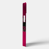 Burgundy Gerber Gerbera Daisy Personalized Case-Mate iPhone Case (Achterkant / Rechts)