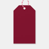Burgundy Gift-Labels Cadeaulabel (Achterkant)