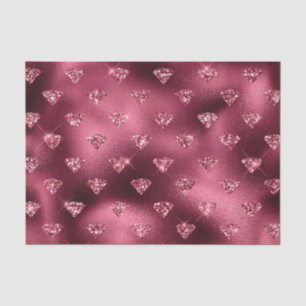 Burgundy Glam Folie Diamant Tissuepapier