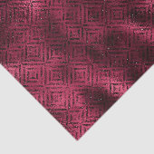 Burgundy Glam Folie Glitter Diamond Tissuepapier (Detail)