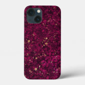 burgundy glitz Case-Mate iPhone case (Achterkant)
