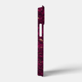 burgundy glitz Case-Mate iPhone case (Achterkant / Rechts)