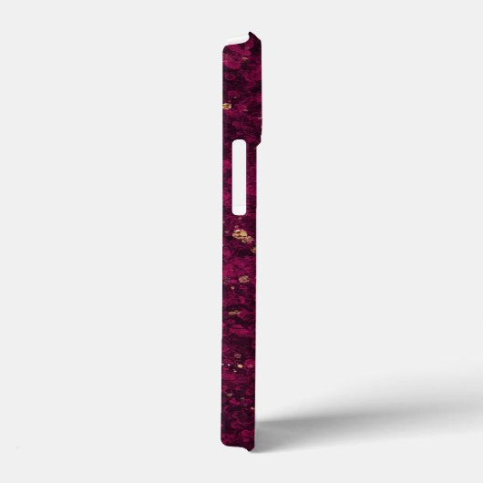 burgundy glitz Case-Mate iPhone case (Achterkant / Rechts)