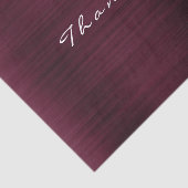 Burgundy Gold Blush Metallic bedankt Luxe Tissuepapier (Detail)