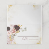 Burgundy Gold-valsmuntkaarten (Buitenkant ongevouwen)