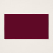 Burgundy Gold Wedding Music Song Request Kaart BB (Achterkant)