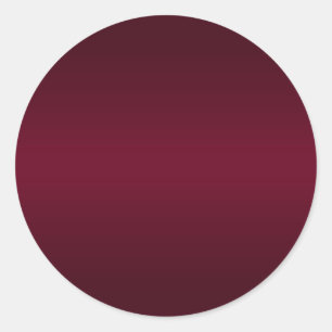 Burgundy Gradiënt Achtergrond Ronde Sticker