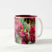 Burgundy Iris Flower Mok (Voorkant rechts)
