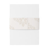 Burgundy Ivory Classic Elegant Script Wedding Uitnodigingen Wikkel (Achterkant Voorbeeld)