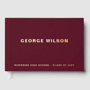 Burgundy Lycée Grad Party Grad Grad