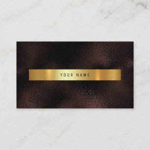 Burgundy Maroon Gold Vip Ombre Glitter Visitekaartje