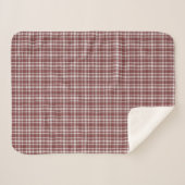 Burgundy Marsala Play Sherpa Deken (Voorkant (horizontaal))