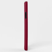 Burgundy Navy Blue Framed Initiaal Monogram Case-Mate iPhone Case (Achterkant/rechts)