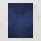 Burgundy Navy Blue Geometric Floral Wedding Menu (Achterkant)