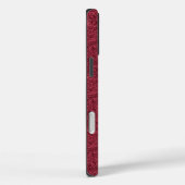Burgundy Paisley Case-Mate iPhone Case (Achterkant / Rechts)