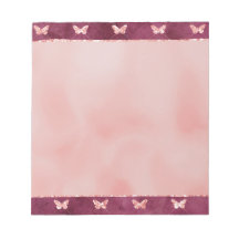Burgundy Pink Butterflies