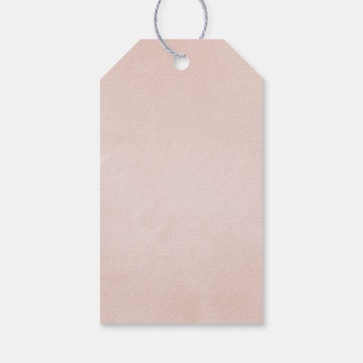 Burgundy Plum en Blush Floral Geometric Wedding Cadeaulabel (Achterkant)