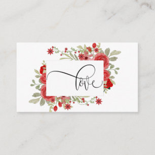 Burgundy Red Blush Gold Geometric Greenery Wedding Informatiekaartje