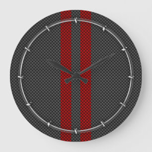 Burgundy Red Carbon Fiber, zoals racestapes Grote Klok