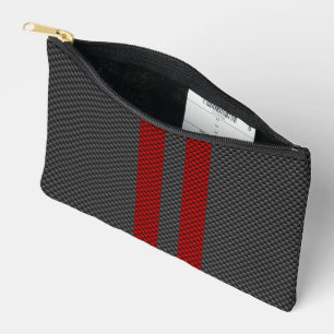 Burgundy Red Carbon Style Racestandaards Decor Etui