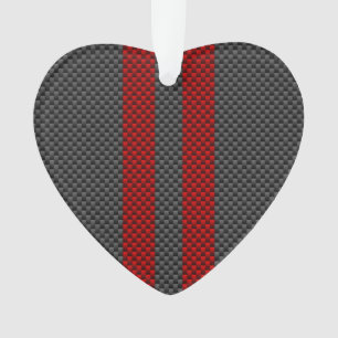 Burgundy Red Carbon Style Racing