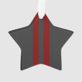 Burgundy Red Carbon Style Racing (dos)