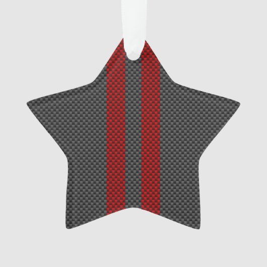 Burgundy Red Carbon Style Racing (devant)