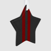 Burgundy Red Carbon Style Racing (devant)
