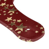Burgundy Red en Gold Kijk met kerst Snijplank (Hoek)