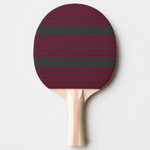 Burgundy red en houtskool met vijf strippen tafeltennisbatje