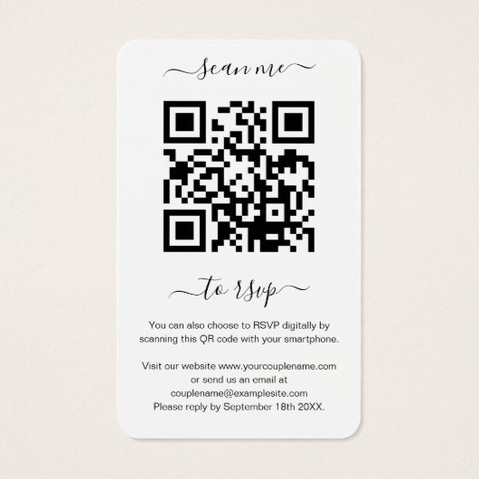 Burgundy Red Floral Photo QR Code Analysez-moi à R (Dos)