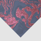 Burgundy Red Navy Blue Glitter Marble Tissuepapier (Detail)