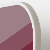 Burgundy Red Ombre Stiped Pickleball Paddle (Links Detail)