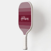 Burgundy Red Ombre Stiped Pickleball Paddle (Links)