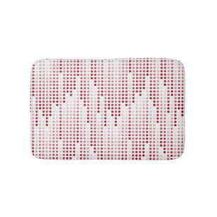 Burgundy Red Pink podots matrix Badmat