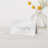 Burgundy Ribbon Winter Wedding (Achterkant)