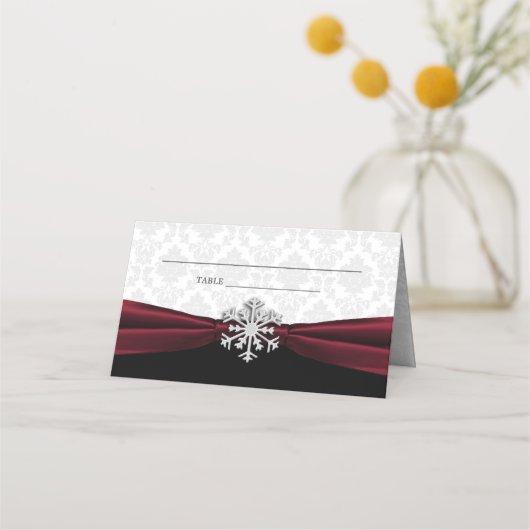 Burgundy Ribbon Winter Wedding (Voorkant)
