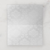 Burgundy Ribbon Winter Wedding (Binnenkant ongevouwen)