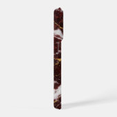 Burgundy Royale Marble with White & Gold Veining (Côté droit)