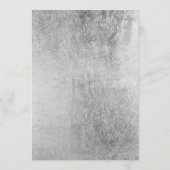 Burgundy roze floral Silver Wuwelijks WeddenMenu Menu (Achterkant)