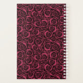 Burgundy-rozen Planner (Achterkant)