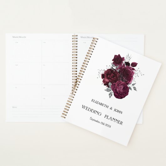 Burgundy-Rozen Planner (Display)