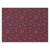Burgundy-rozen Tafelkleed (Voorkant (Horizontaal))