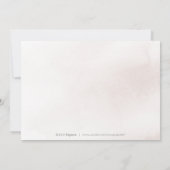 Burgundy rustic floral calligraphy save the date (Achterkant)