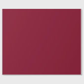 Burgundy Solid Color Cadeaupapier (Vlak)