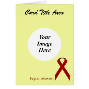Burgundy Standard Ribbon Tmplt van Kenneth Yoncich