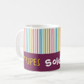 Burgundy Stripe Mug (Devant gauche)