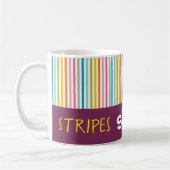 Burgundy Stripe Mug (Gauche)